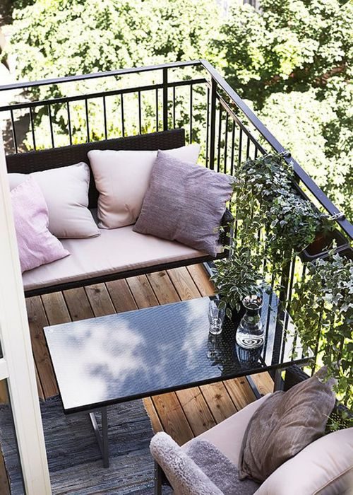 20 очаровательных примеров обустройства балкона