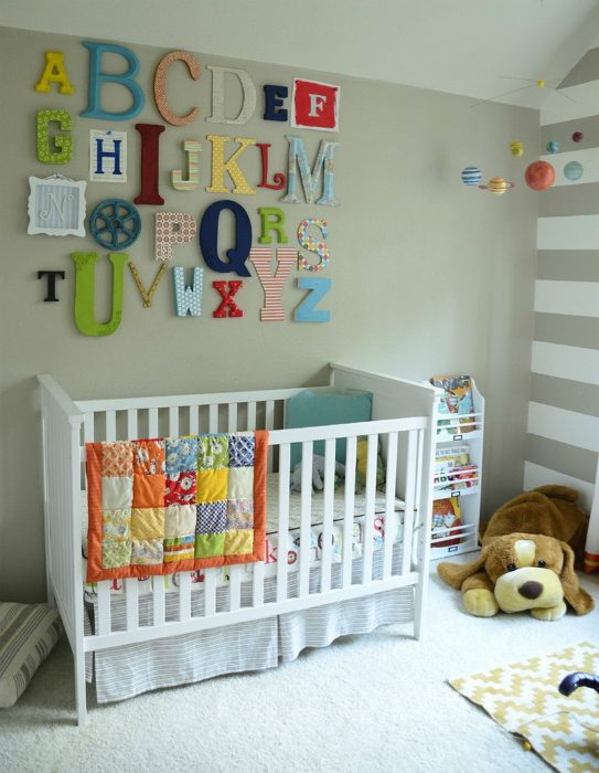 18 идей красочного декора детской комнаты
