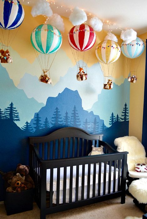 18 идей красочного декора детской комнаты