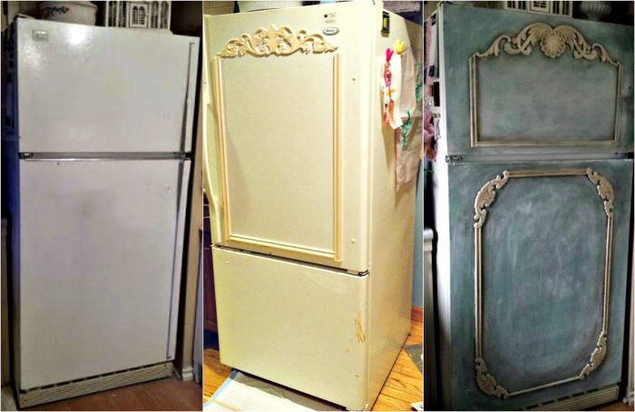 Идеи, которые помогут преобразить старый холодильник