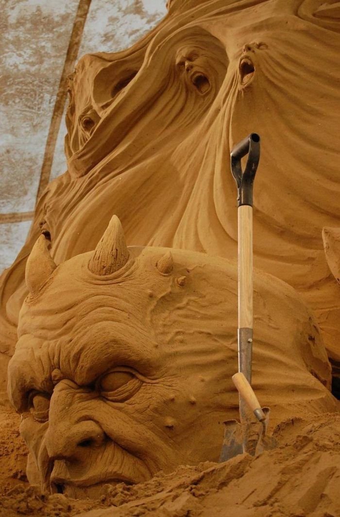 Песчанные скульптуры