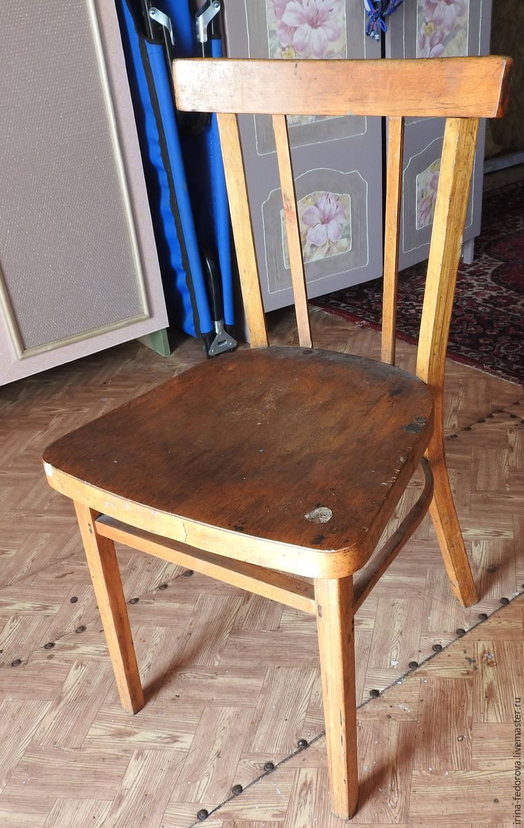 Преображение старого стула
