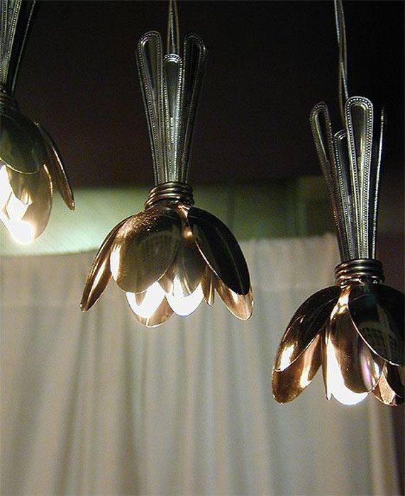 Необычные светильники из обычных предметов