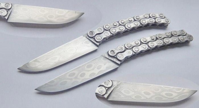 Ножи, сделанные из неожиданных вещей
