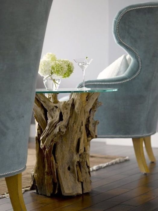 Оформление домашнего интерьера с помощью дерева