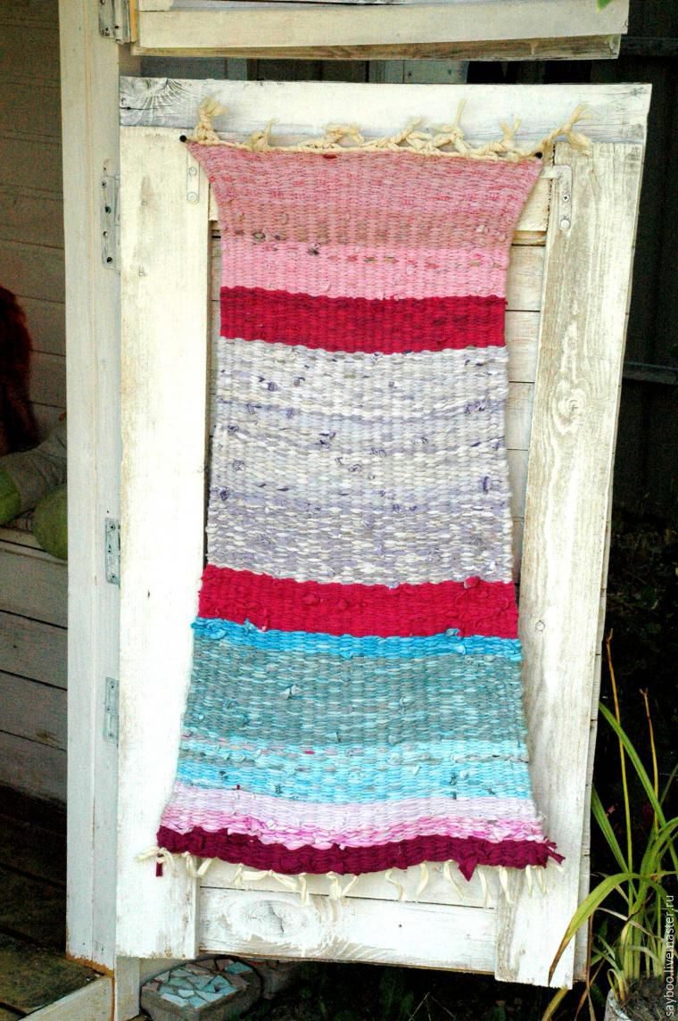 Плетение коврика по старинному методу