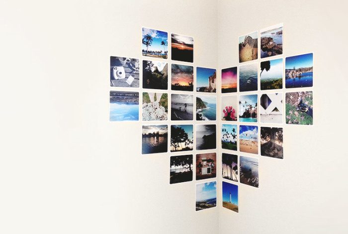 Как красиво разместить фотографии на стене
