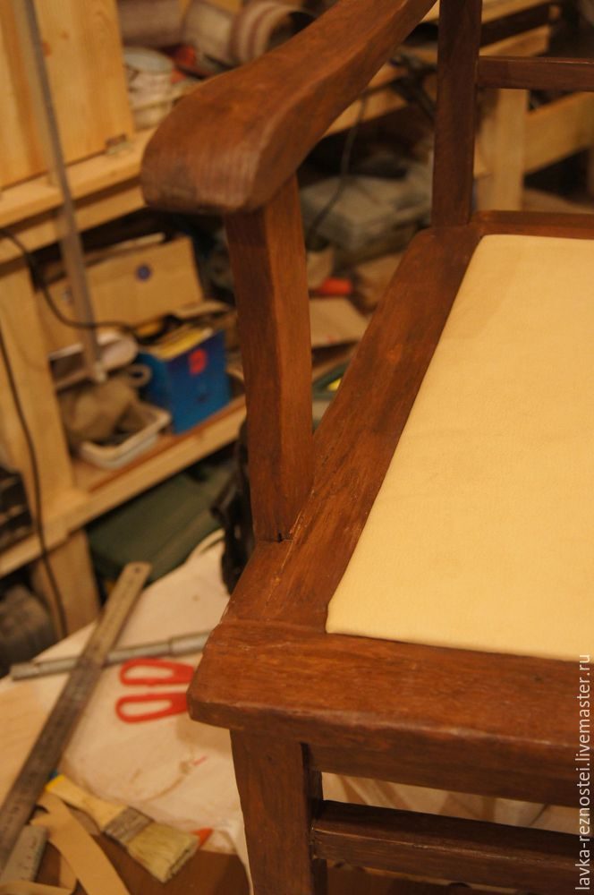 Реставрация старого кресла