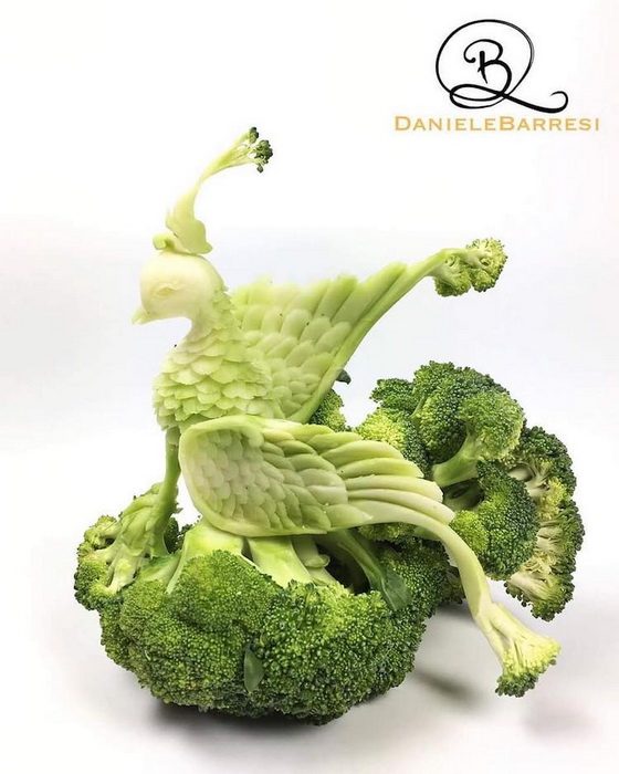 Фруктово-овощной карвинг от Даниэля Барреси