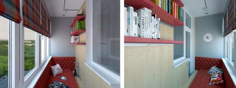 Как оформить рабочий кабинет на балконе