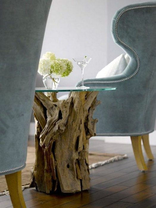 Уникальная мебель и предметы декора из натурального дерева