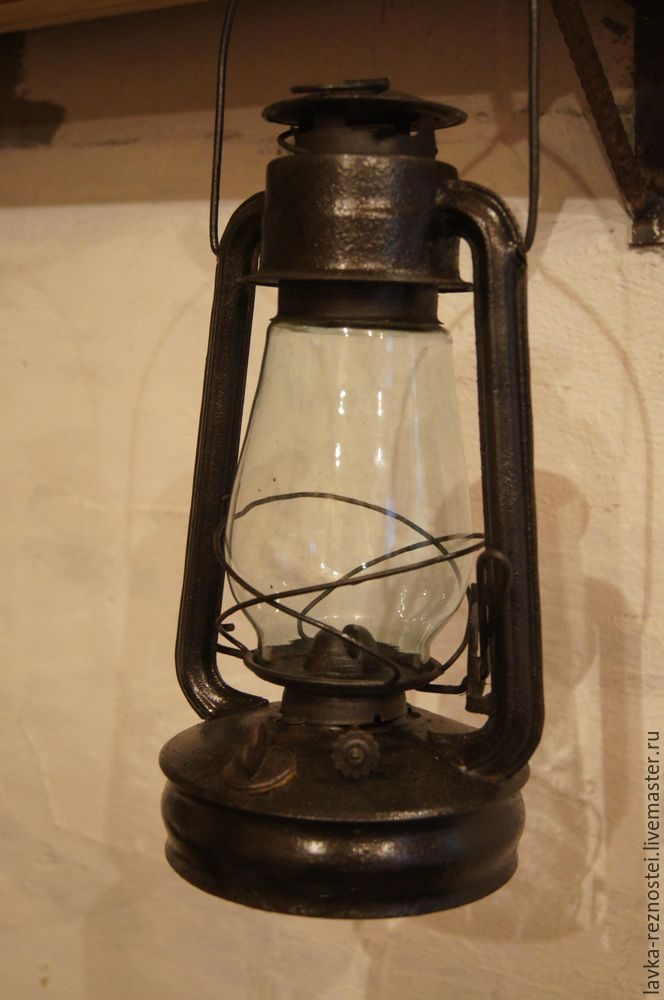 Преображение старой керосиновой лампы