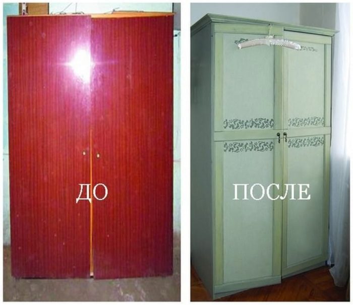 Переделка старой советской мебели