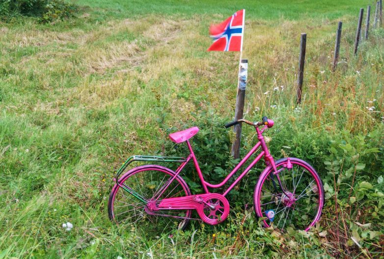 Как используют старые велосипеды в Норвегии