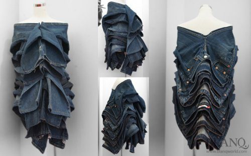 Платья из джинсов