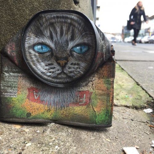 Художник, который нашёл своё призвание в уличном искусстве