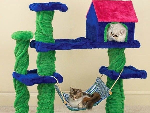 Варианты домиков для котов