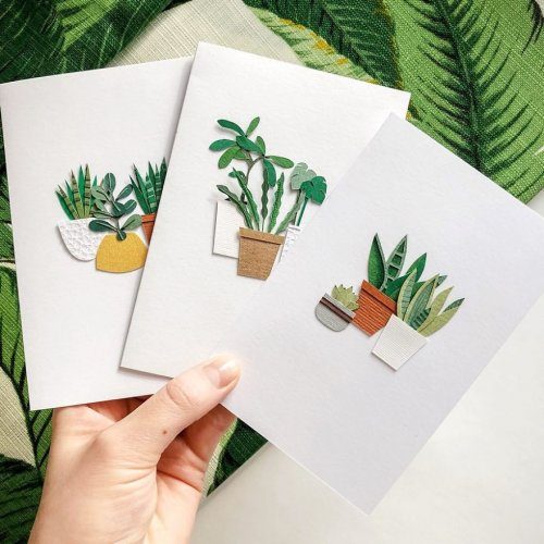 Трёхмерные бумажные растения от Тани Лиссовой