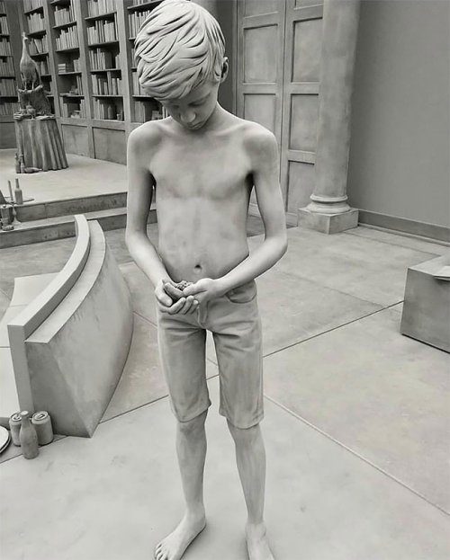 Скульптуры и захватывающие монохромные инсталляции Ханса Оп де Бека