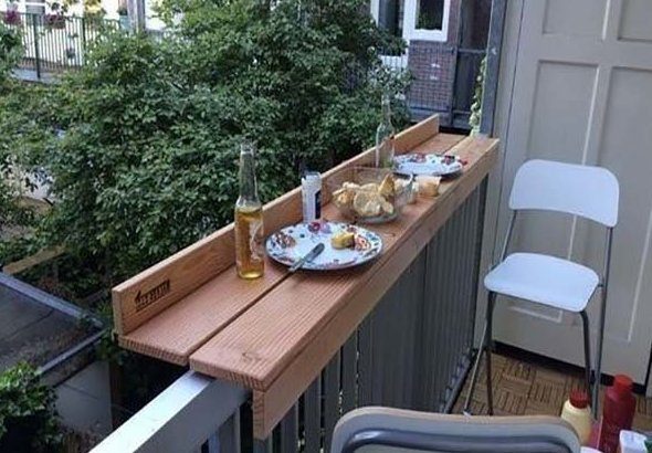 Крутые идеи для маленького балкона