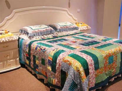 Одеяло в стиле пэчворк