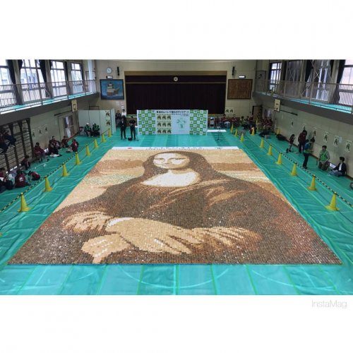 &quot;Мона Лиза&quot; из 24 тысяч крекеров