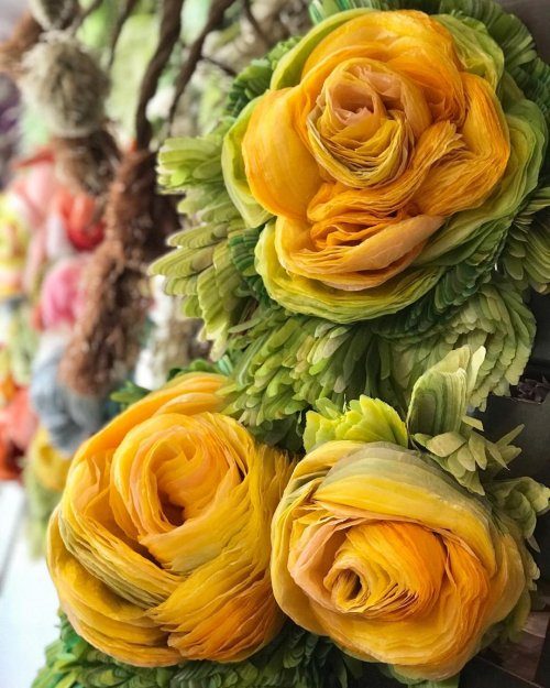 Невероятные бумажные цветы от датской художницы