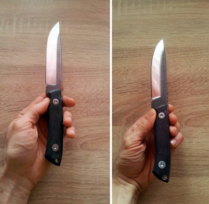 Как сделать нож из напильника