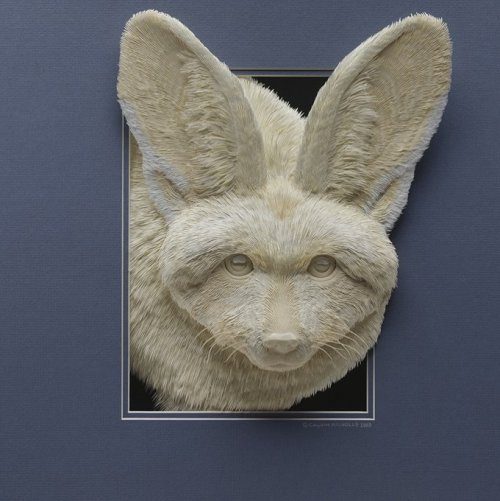 Гиперреалистичные скульптуры животных из бумаги