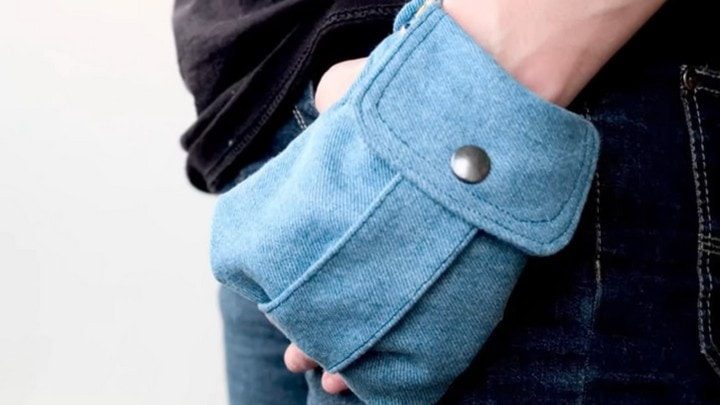 Практичная идея из ненужной джинсы