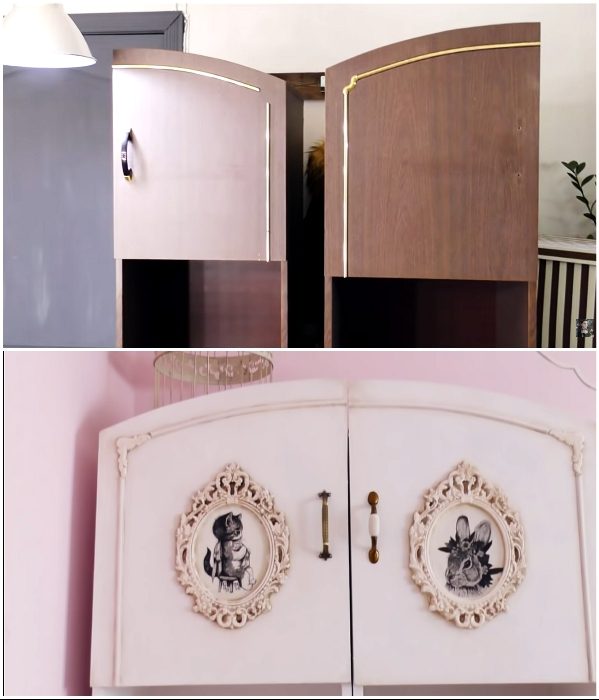 Как превратить старый советский шкаф в стильный предмет интерьера
