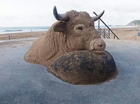 Невероятно реалистичные песочные скульптуры от Андони Бастаррики