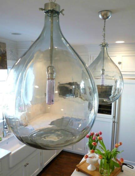 Идеи применения красивых стеклянных бутылок