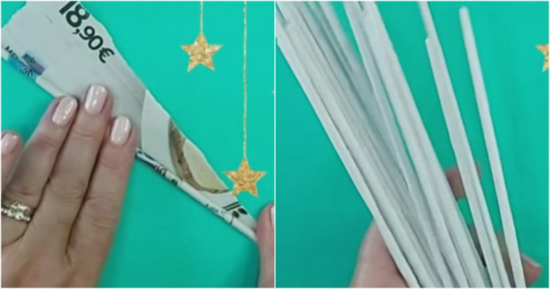 Объёмная новогодняя звёздочка из обычной бумаги
