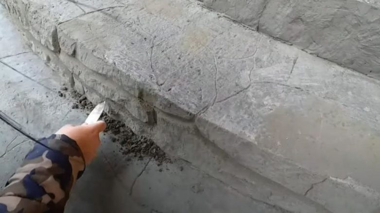 Красивое крыльцо из бетона