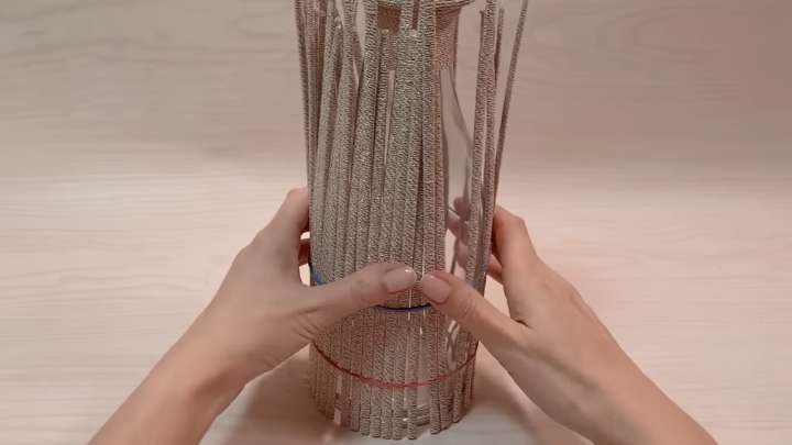 Красивая декоративная ваза своими руками