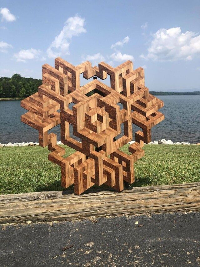 Впечатляющие работы из дерева