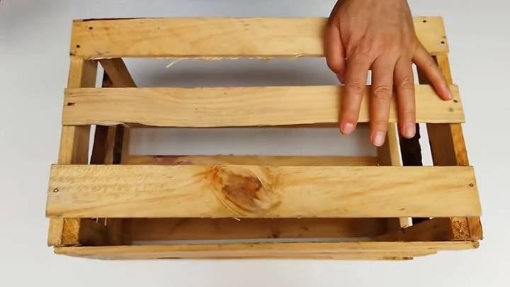 Отличная идея переделки деревянного ящика