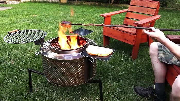 Супергриль из барабана негодной стиралки