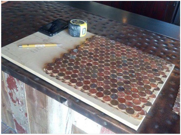 Пол из монет