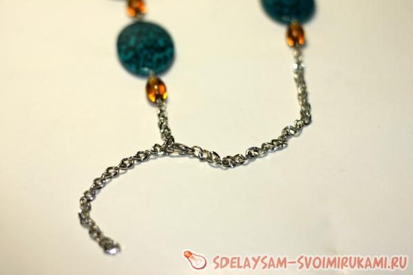 Стильные бусы своими руками