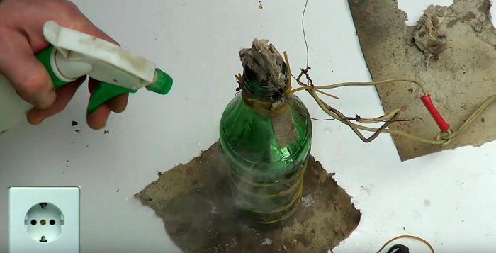 Как быстро разрезать бутылку пополам