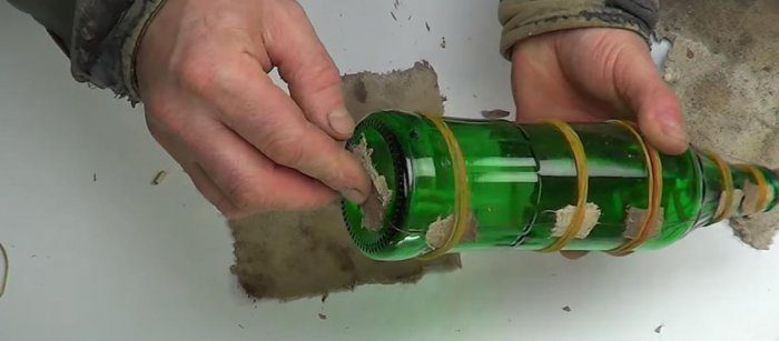 Как быстро разрезать бутылку пополам