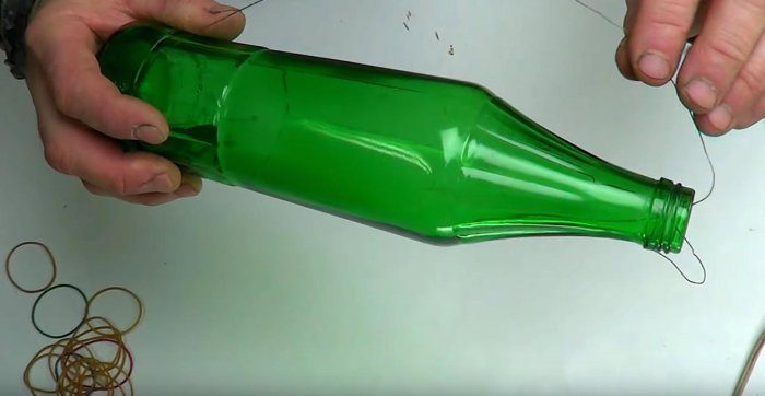 Как быстро разрезать бутылку пополам