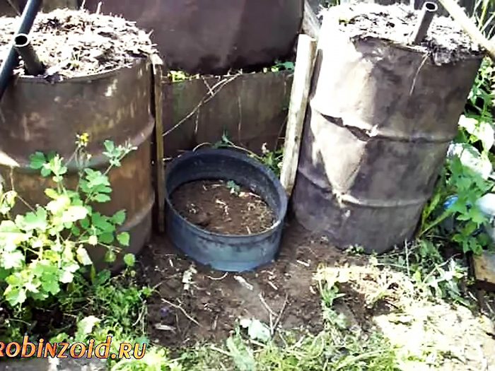 Применение автомобильных покрышек в огороде