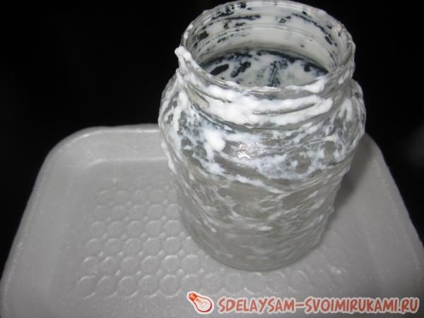 Оригинальный подсвечник из морской соли