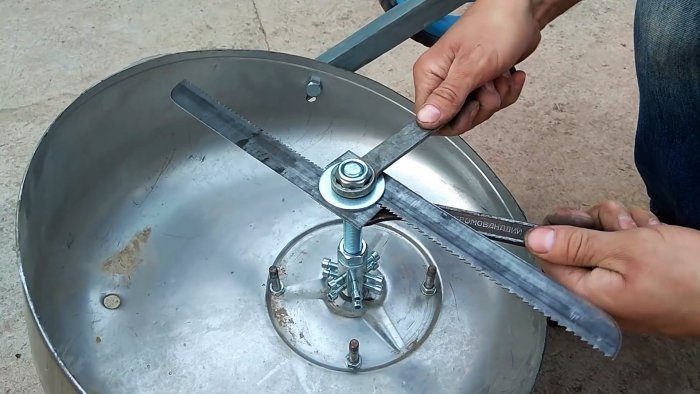 Газонокосилка из стиральной машинки