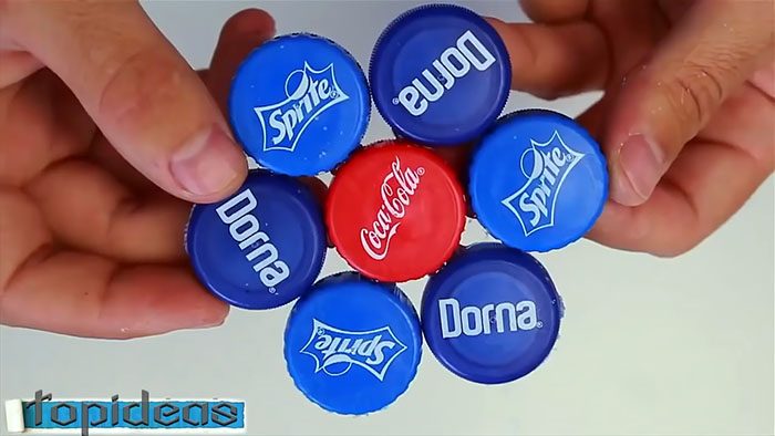 Поделки из крышек от пластиковых бутылок