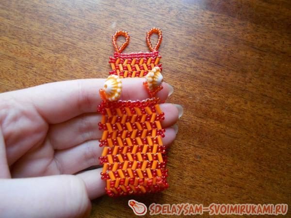 Браслет из бисера и стекляруса