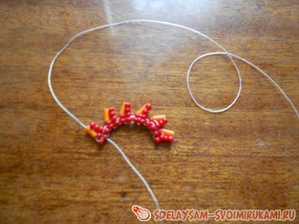 Браслет из бисера и стекляруса